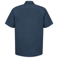 Workwear Outfitters Men's Short Sleeve Indust. Work Shirt Navy, 5XL SP24NV-SS-5XL